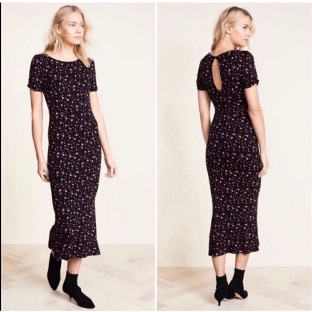 Free People | Women's Stretchy Feminine Caroline Floral Maxi Dress Size L